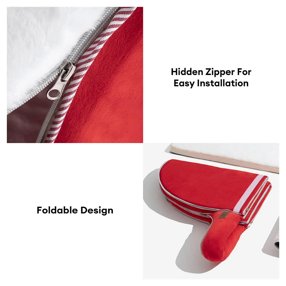 Festive Snow House Orthopaedic Dog Bed - Christmas Warmth - Image 5