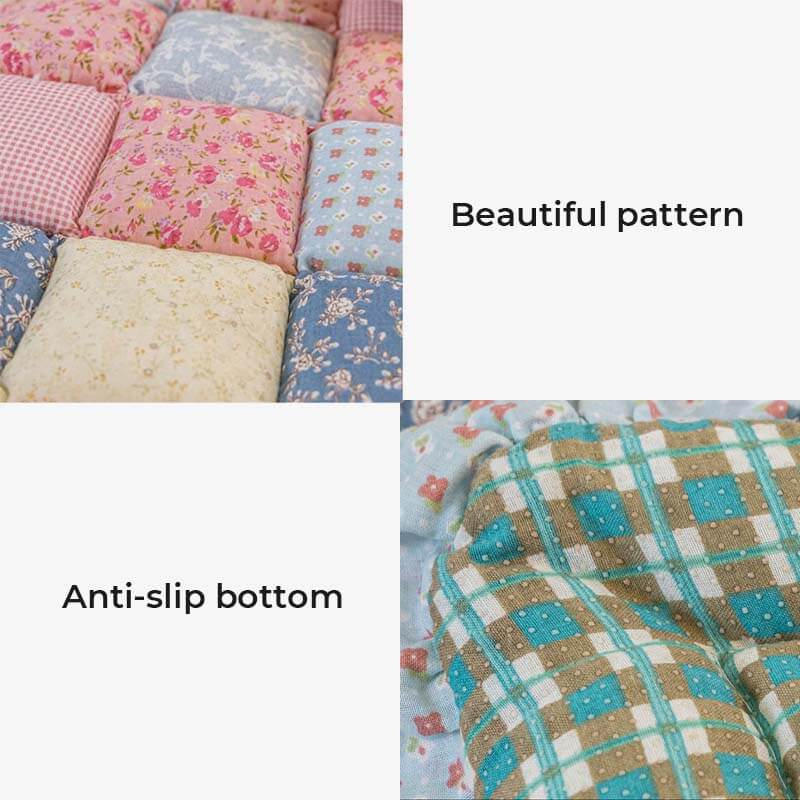 Floral Handmade Pure Cotton Protective Couch Cover - Image 5