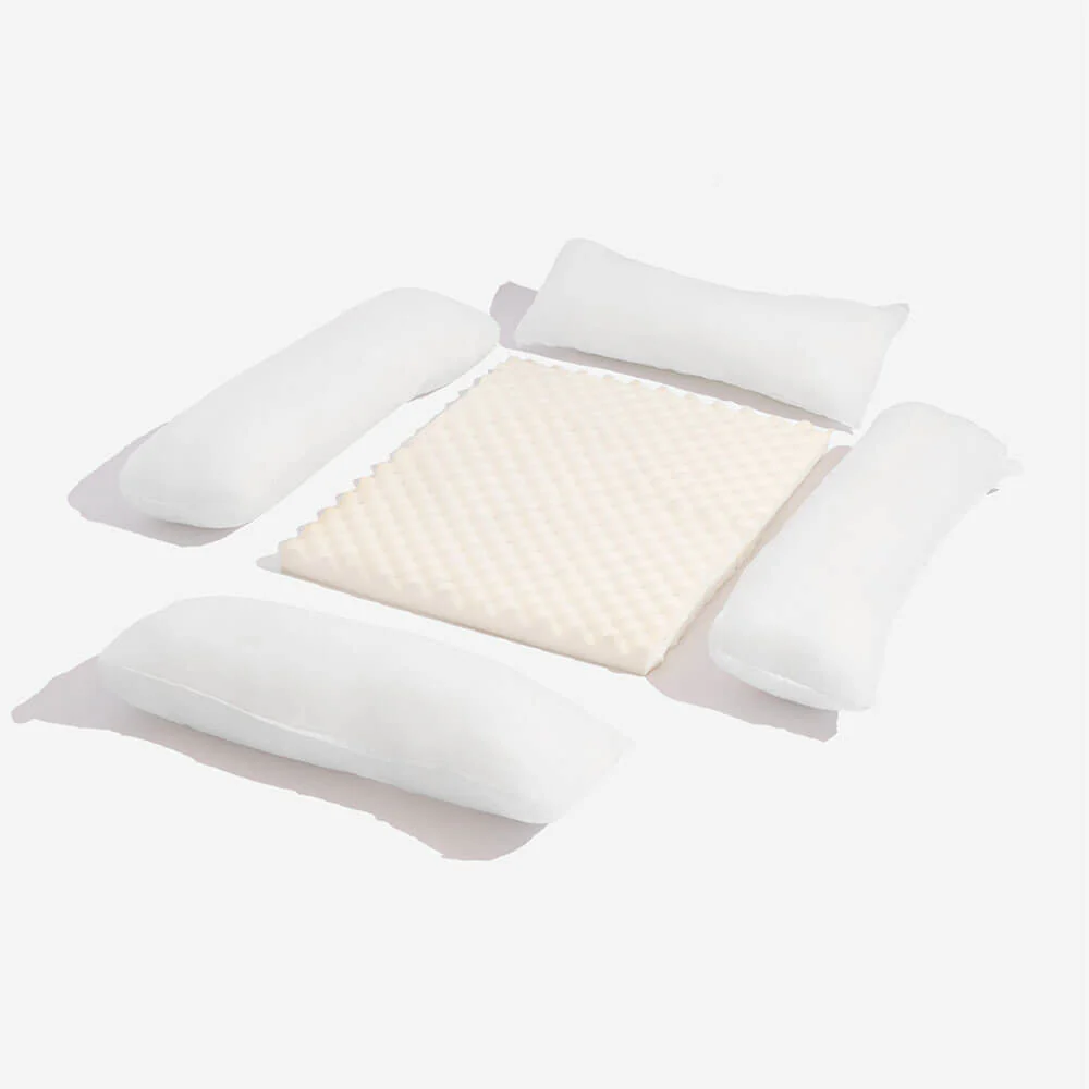 Floral Orthopaedic Dog Bed Calming Pet Bed with Pillow - Image 12