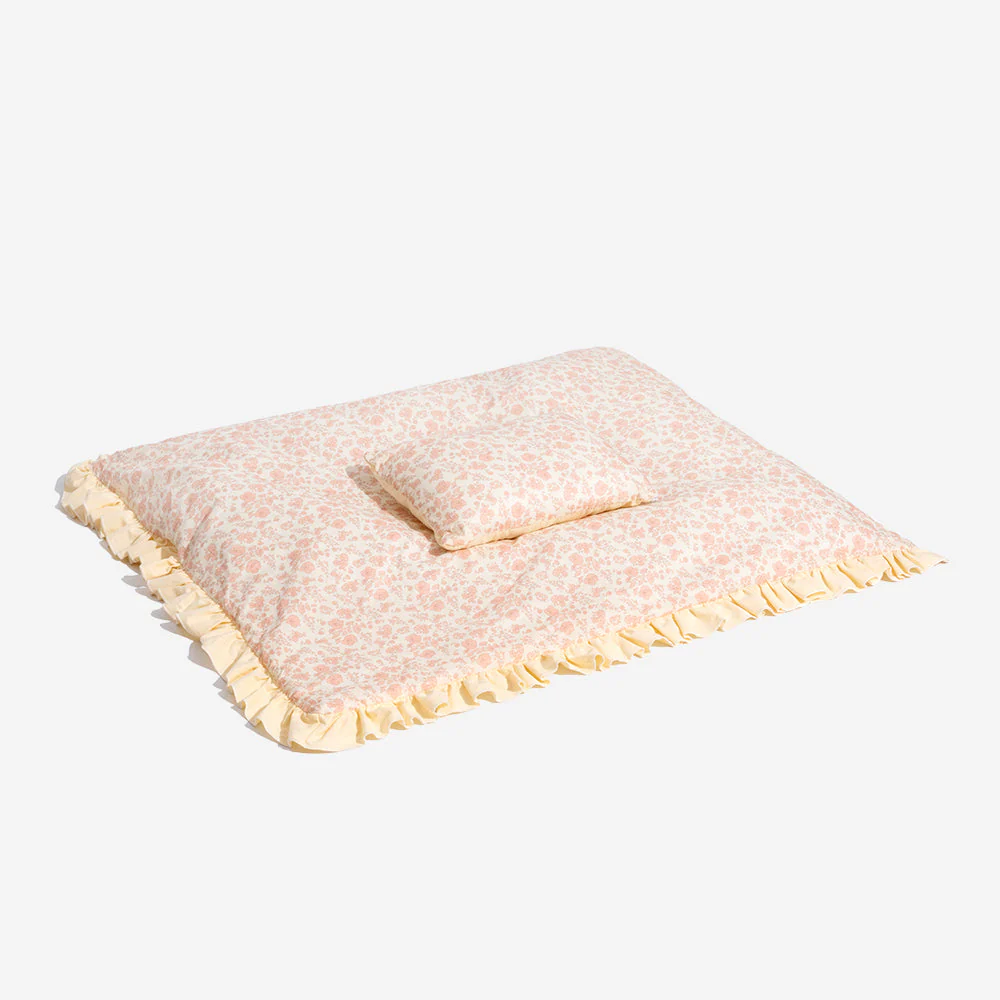 Floral Orthopaedic Dog Bed Calming Pet Bed with Pillow - Image 13