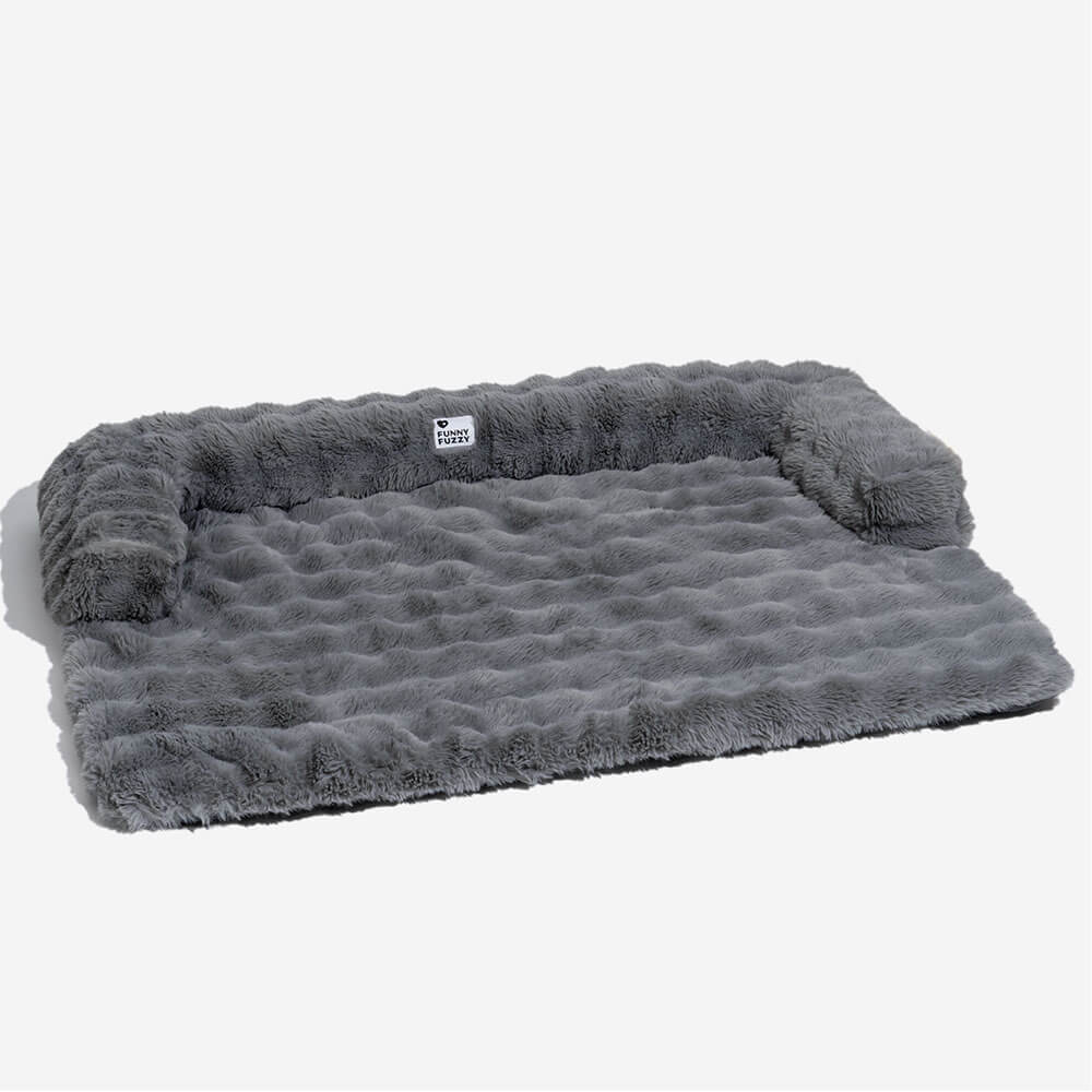 Fluffy Fuzzy Calming Dog Bed Sofa Protector Pet Mat - Image 8