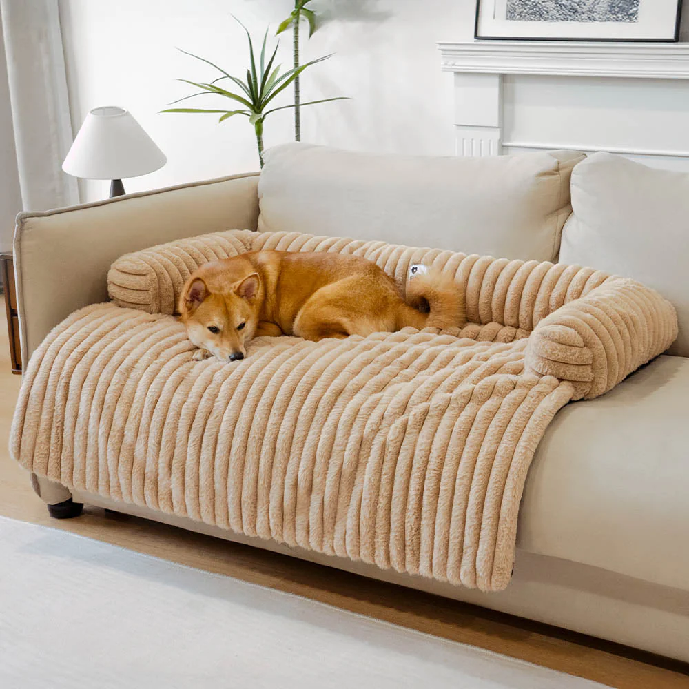 Fluffy Sofa Blanket Bolster Dog Mat Couch Cover - Image 3