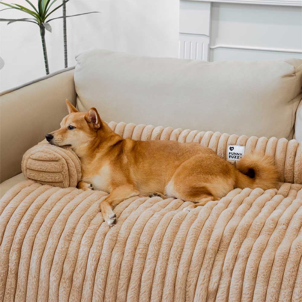 Fluffy Sofa Blanket Bolster Dog Mat Couch Cover - Image 4