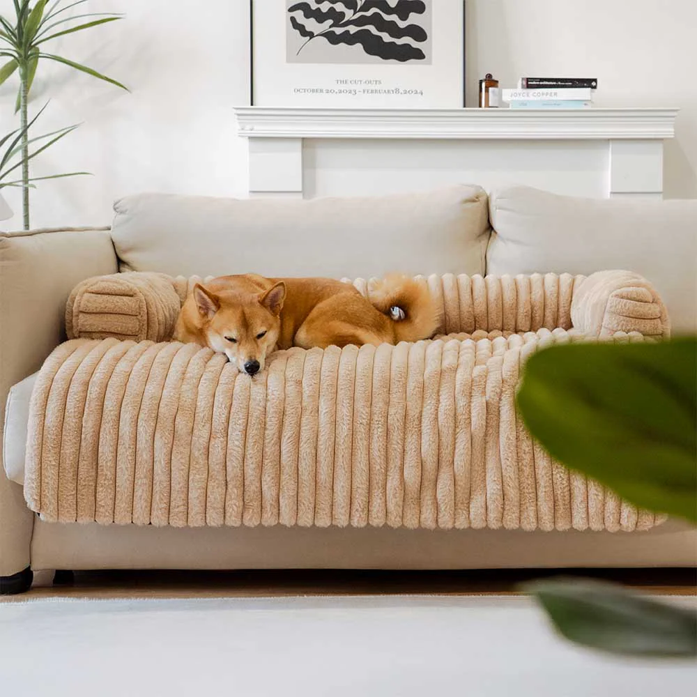Fluffy Sofa Blanket Bolster Dog Mat Couch Cover - Image 5