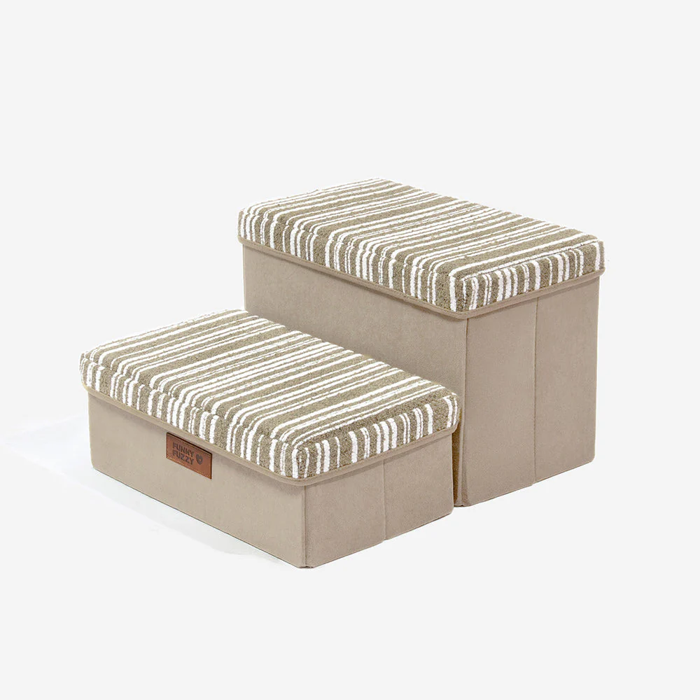 Foldable Dog Stairs with Storage and Condo - Funnyfuzzy SnugNest - Image 14