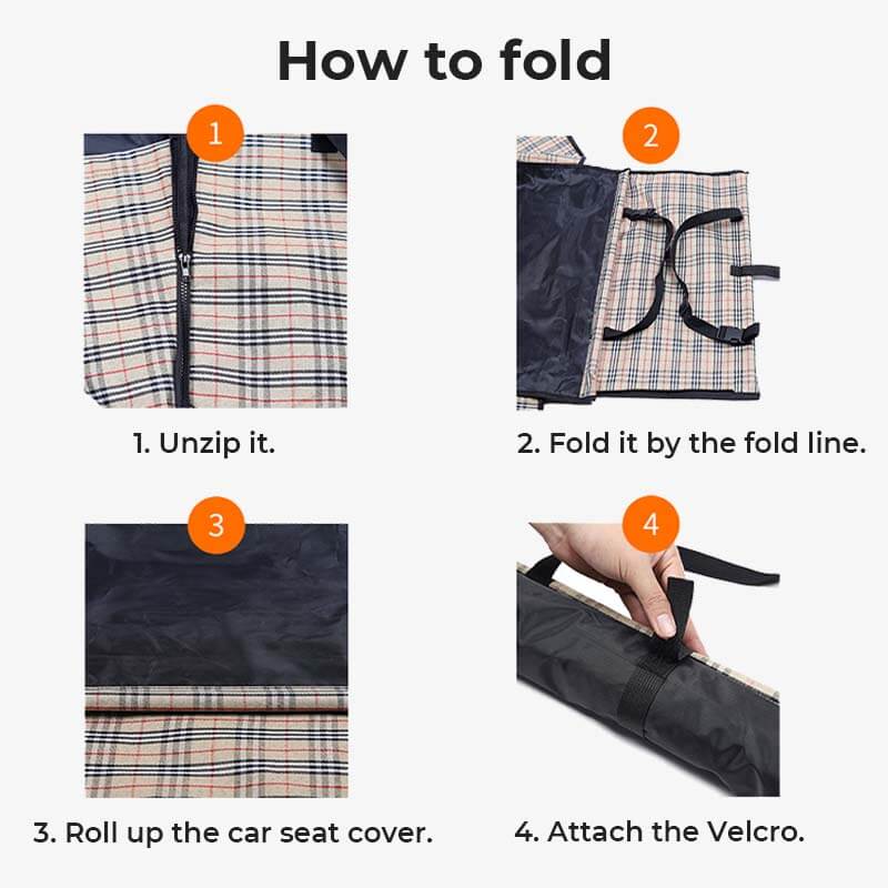Foldable Thickened Waterproof Dog Car Seat Cover - Image 7