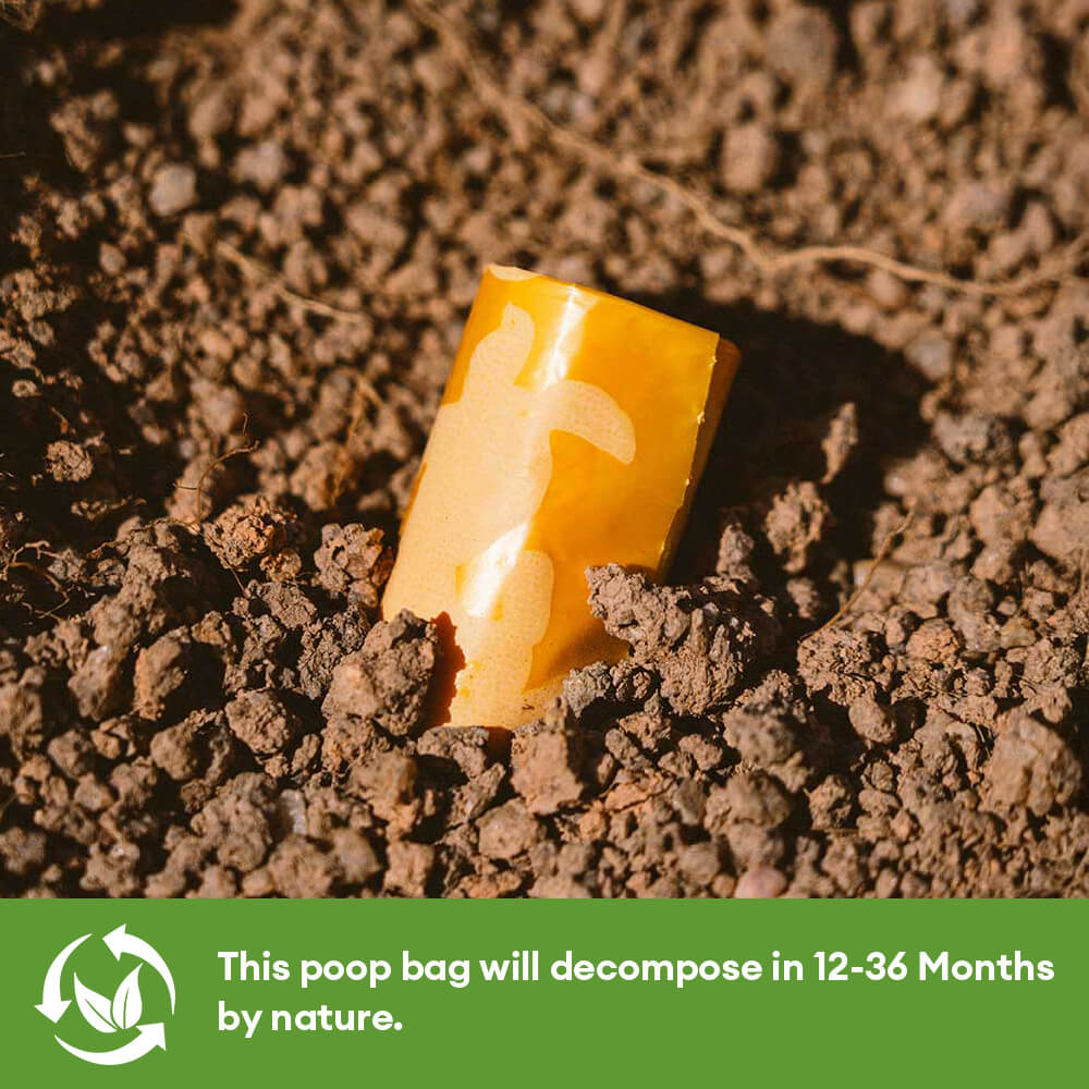 FUNNYFUZZY Lemon Scented Durable Recycled Poop Bags - Fresh Up - Image 14