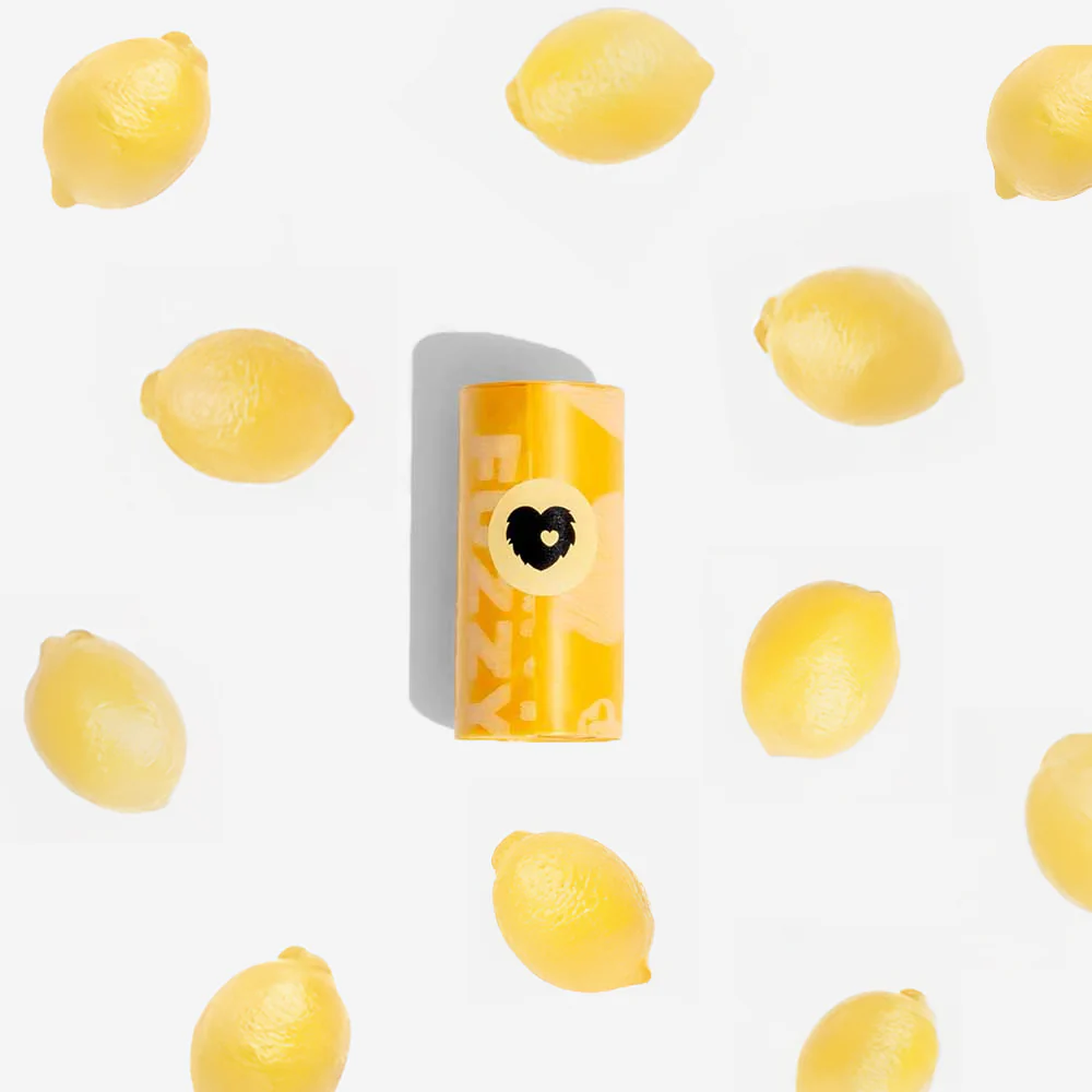 FUNNYFUZZY Lemon Scented Durable Recycled Poop Bags - Fresh Up - Image 15