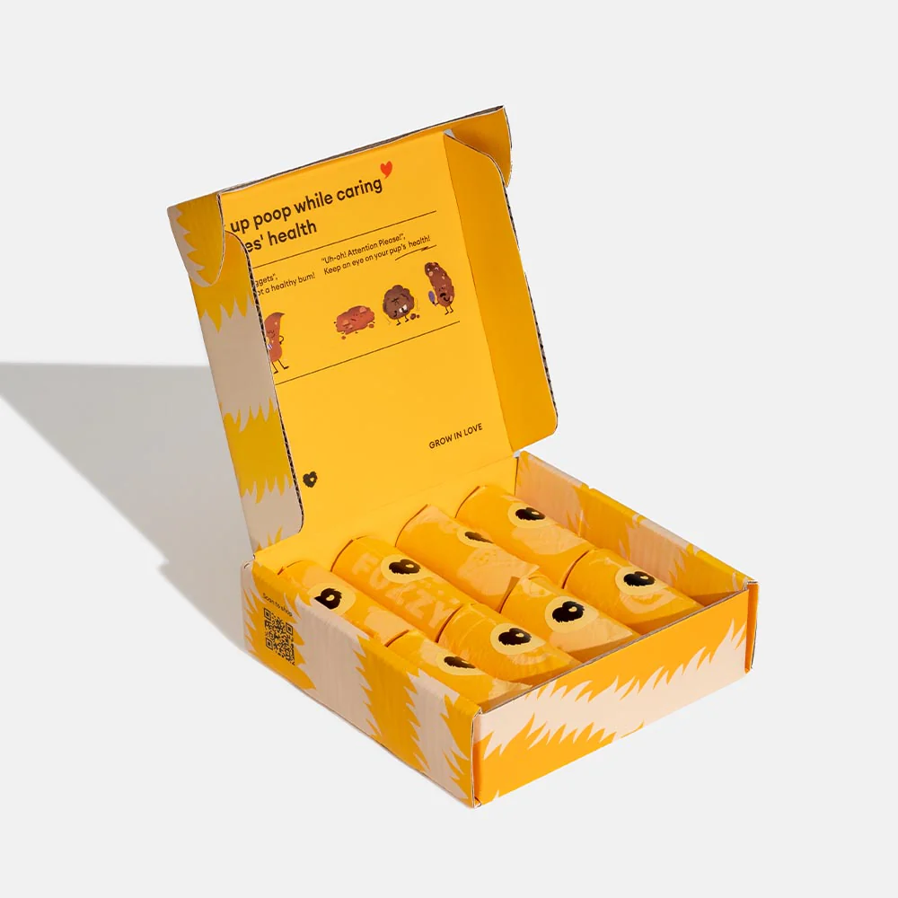 FUNNYFUZZY Lemon Scented Durable Recycled Poop Bags - Fresh Up - Image 16