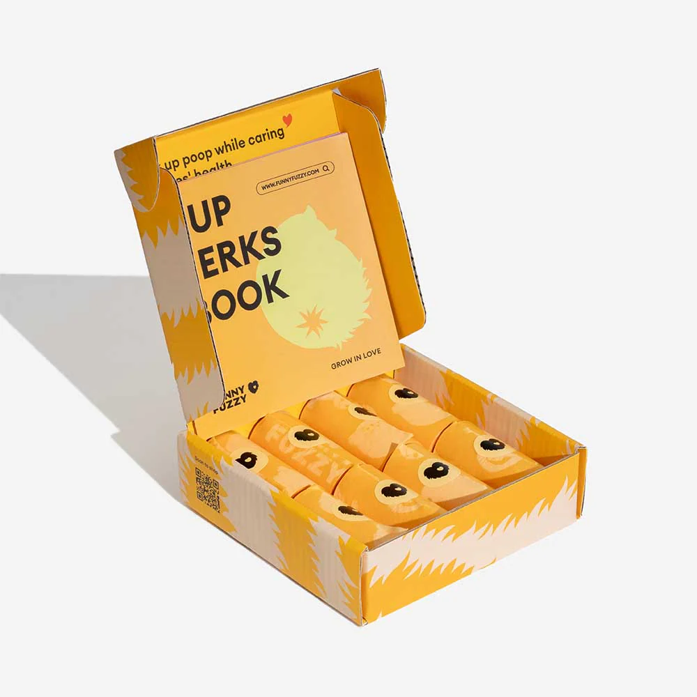 FUNNYFUZZY Lemon Scented Durable Recycled Poop Bags - Fresh Up - Image 9