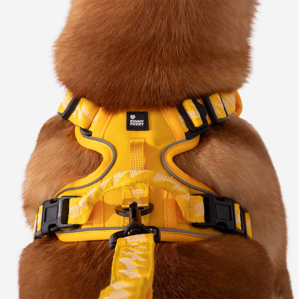 FUNNYFUZZY Reflective Adjustable Outdoor Dog Harness - Flexi Walker - Image 22