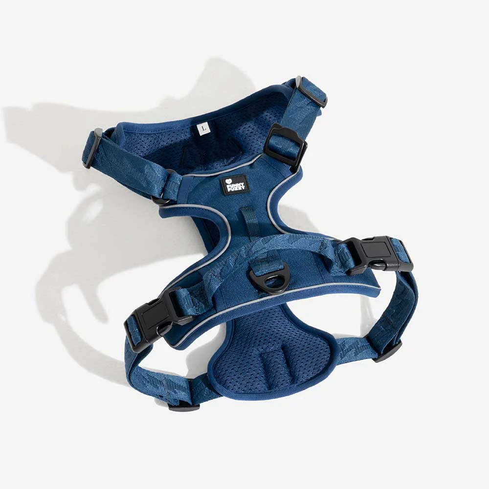 FUNNYFUZZY Reflective Adjustable Outdoor Dog Harness - Flexi Walker - Image 27