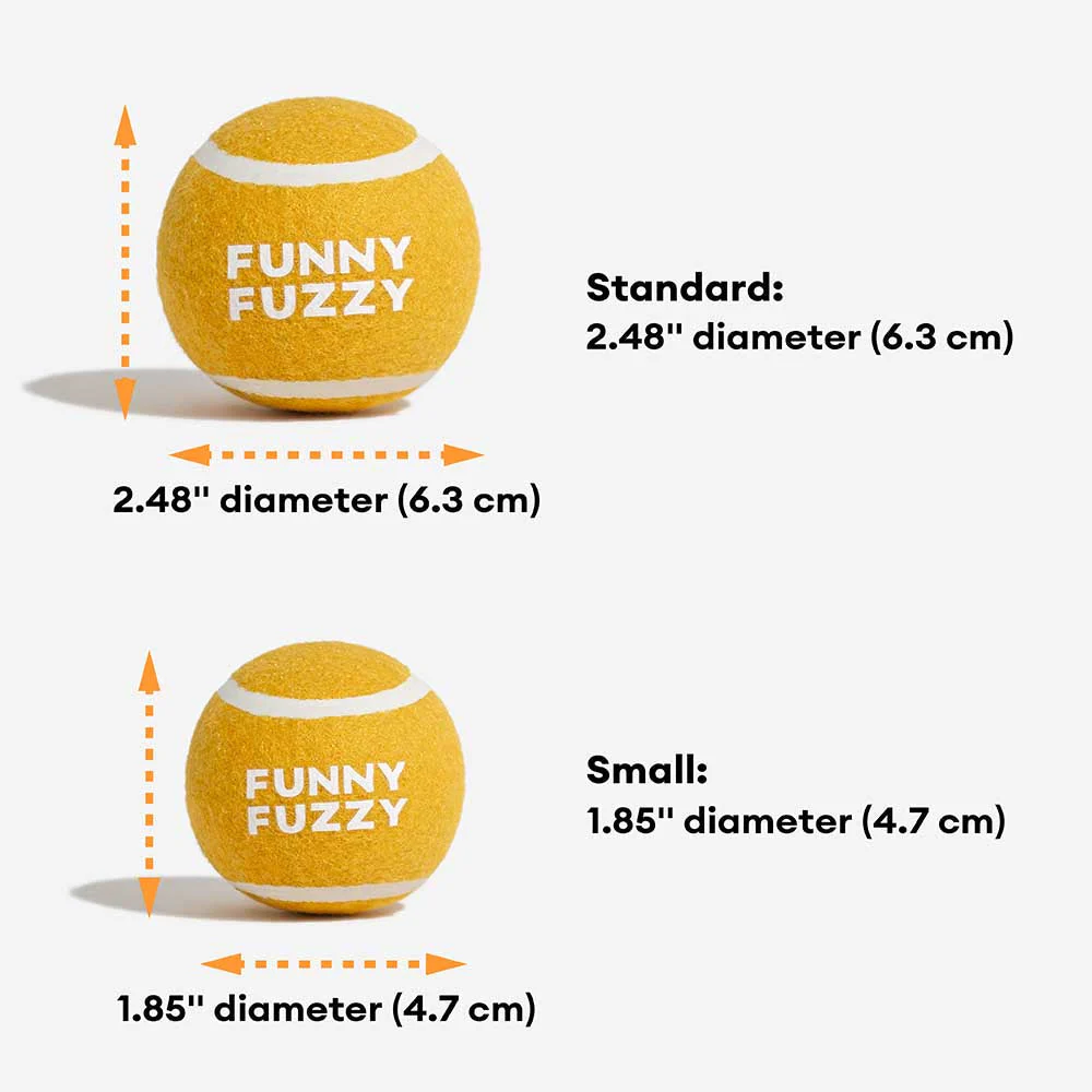 FUNNYFUZZY Tennis Ball Dog Toy - Squeaky & Bounce - Image 11