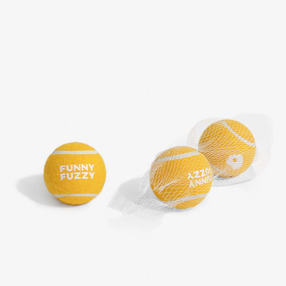 FUNNYFUZZY Tennis Ball Dog Toy - Squeaky & Bounce - Image 13
