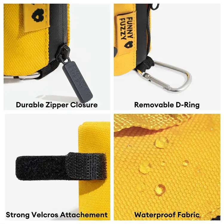 FUNNYFUZZY Waterproof Lead Attachable Poop Bag Dispenser - Flexi Walker - Image 4