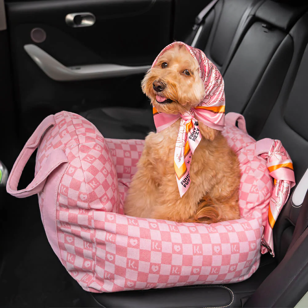 FUNNYFUZZY X Klarna Travel Safety Large Dog Car Seat Bed - Image 3