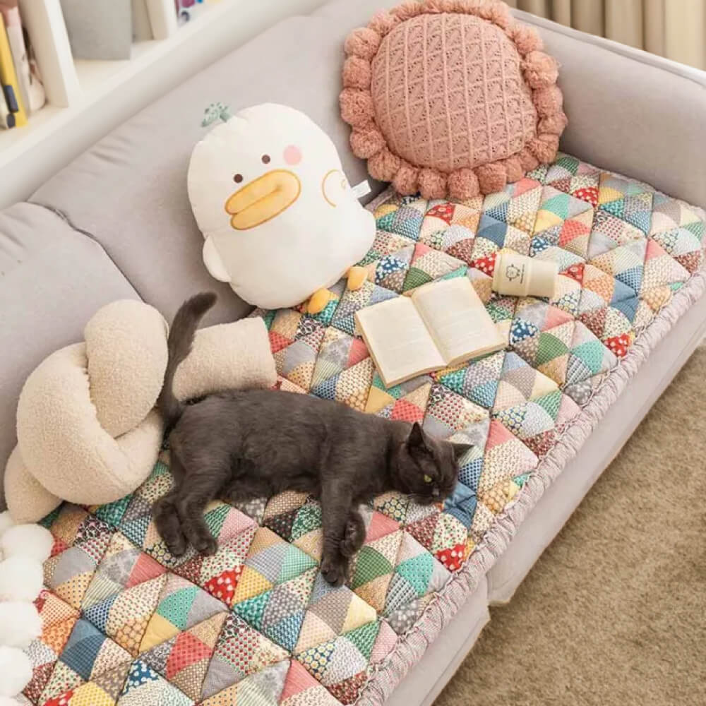 Garden Chic Cotton Protective Couch Cover - Image 25