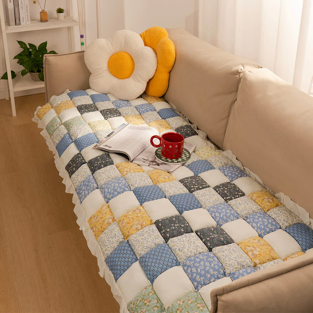 Garden Chic Cotton Protective Couch Cover - Image 28
