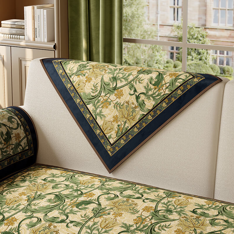 Garden Vintage Luxury Furniture Protective Non-Slip Couch Covers - Image 3