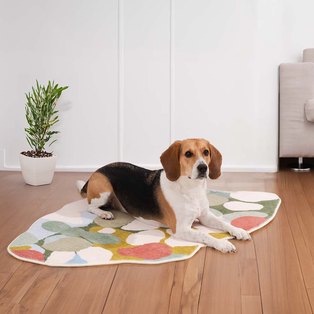 Greenery Forest Heterotype Plush Carpet Pet Mat Pet Rug - Image 5