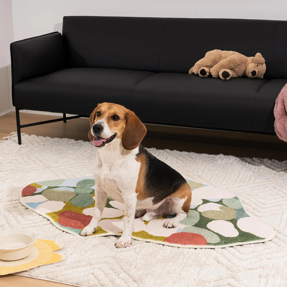 Greenery Forest Heterotype Plush Carpet Pet Mat Pet Rug - Image 6