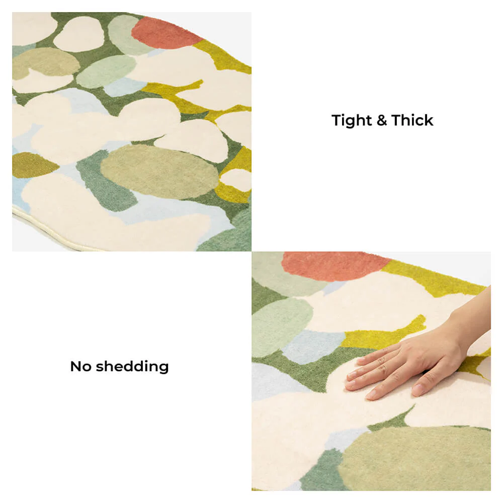 Greenery Forest Heterotype Plush Carpet Pet Mat Pet Rug - Image 7