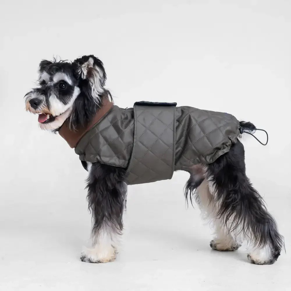 High-Neck Quilted Dog Vest – Warm Fashion Winter Coat - Image 10