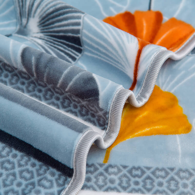 Homely Floral Milk Velvet Comfortable Bed Sheet Set With Bed Skirt - Image 6