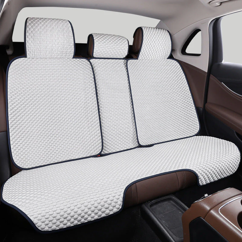 Ice Silk Cooling Breathable Car Seat Protective Front Car Seat Cover - Image 4