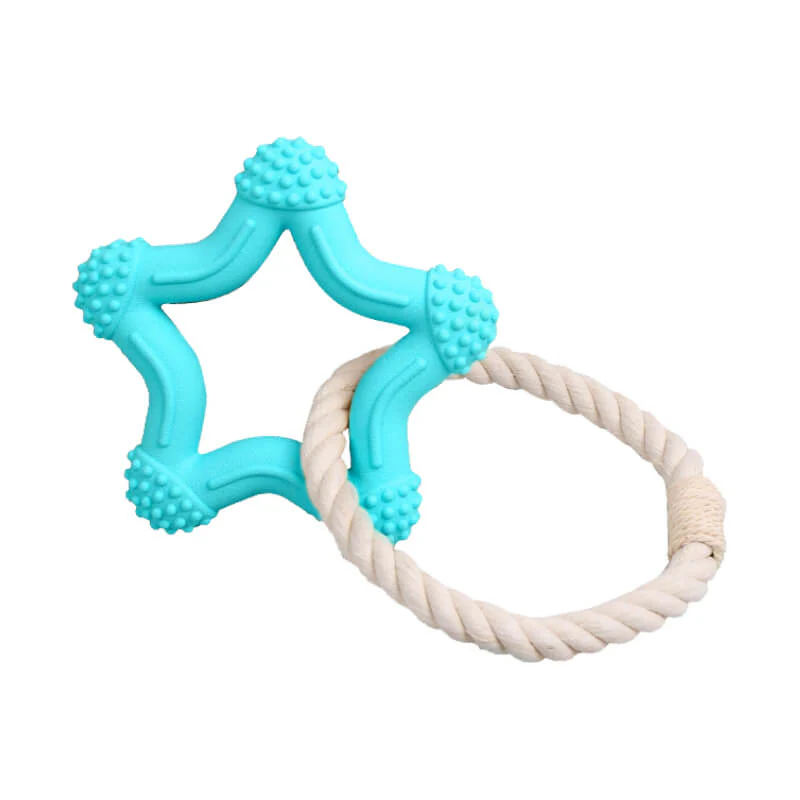 Interactive Tug-of-War Dog Toy Teeth Cleaning Rubber Chew Toy - Image 9