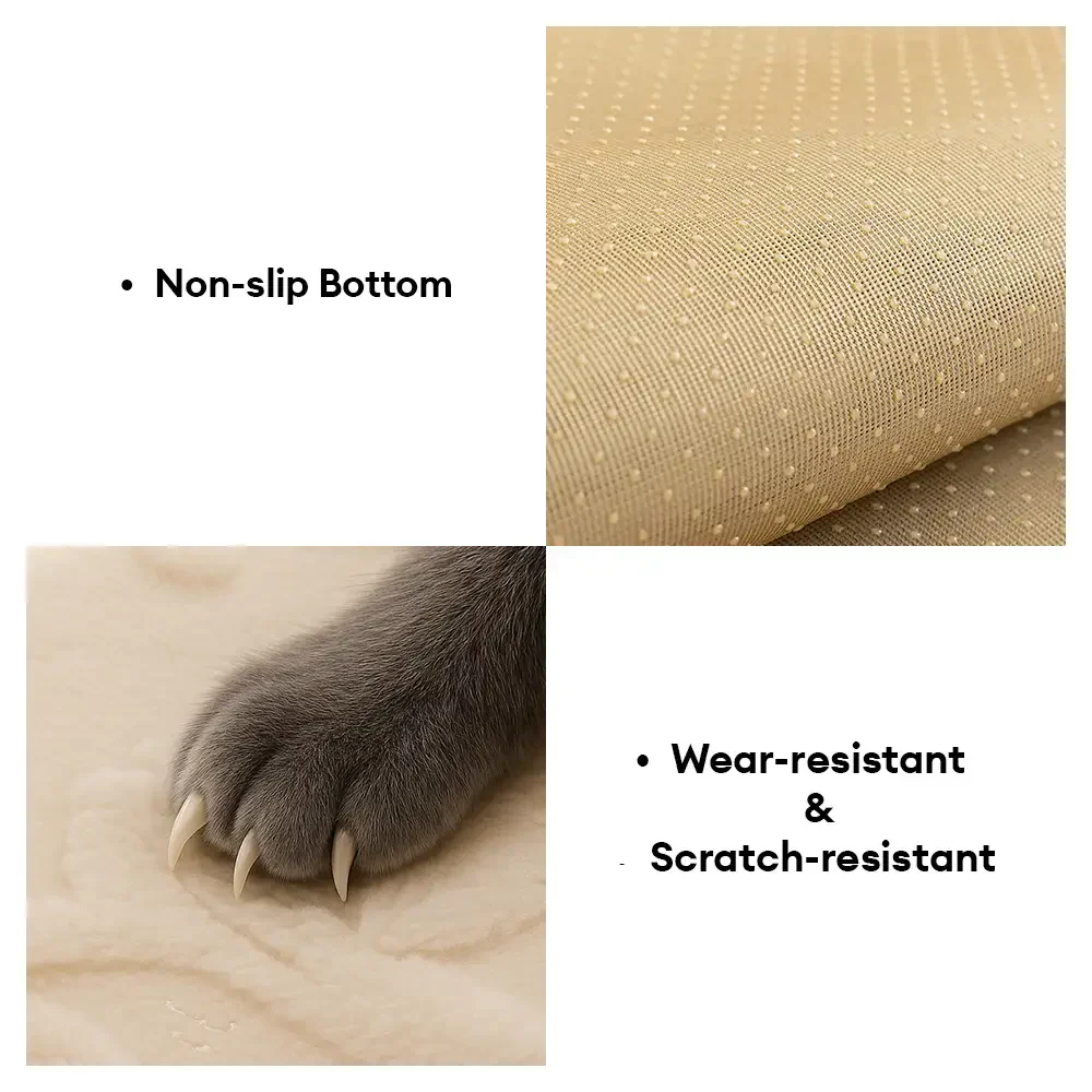 Jacquard Plush Comfortable Scratch-Resistant Non-Slip Couch Cover - Image 7