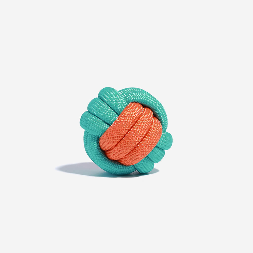 Knots Ball Throwing Dog Toy - Colour Clash - Image 6