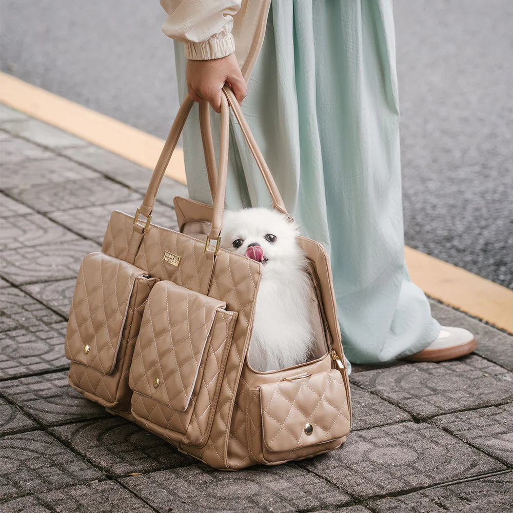 Large Carrying Stylish Multi-Functional Human-Dog Shared Travel Pet Bag - Wandering Tail - Image 2