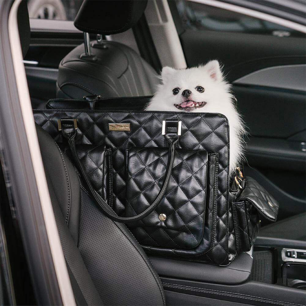 Large Carrying Stylish Multi-Functional Human-Dog Shared Travel Pet Bag - Wandering Tail - Image 4