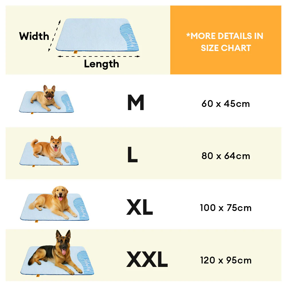 Large Washable Cooling Non-slip Dog Mat - Cooling Nap - Image 13