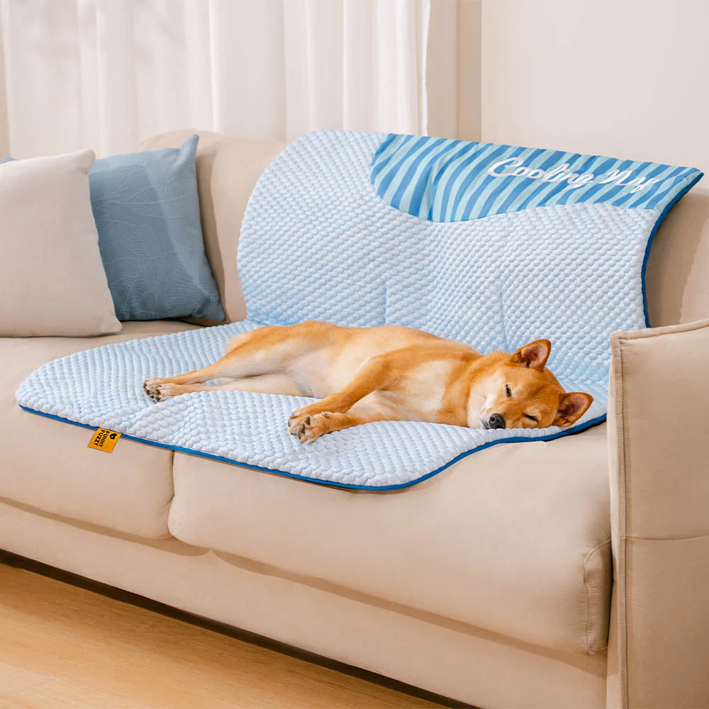 Large Washable Cooling Non-slip Dog Mat - Cooling Nap - Image 4
