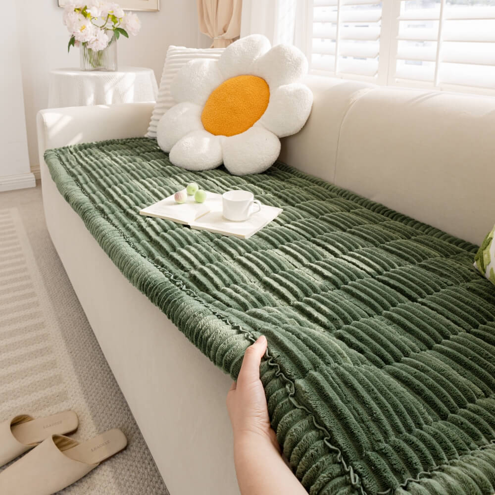 Lazy Soft Flannel Breathable Pet Mat Non-slip Couch Cover - Image 12