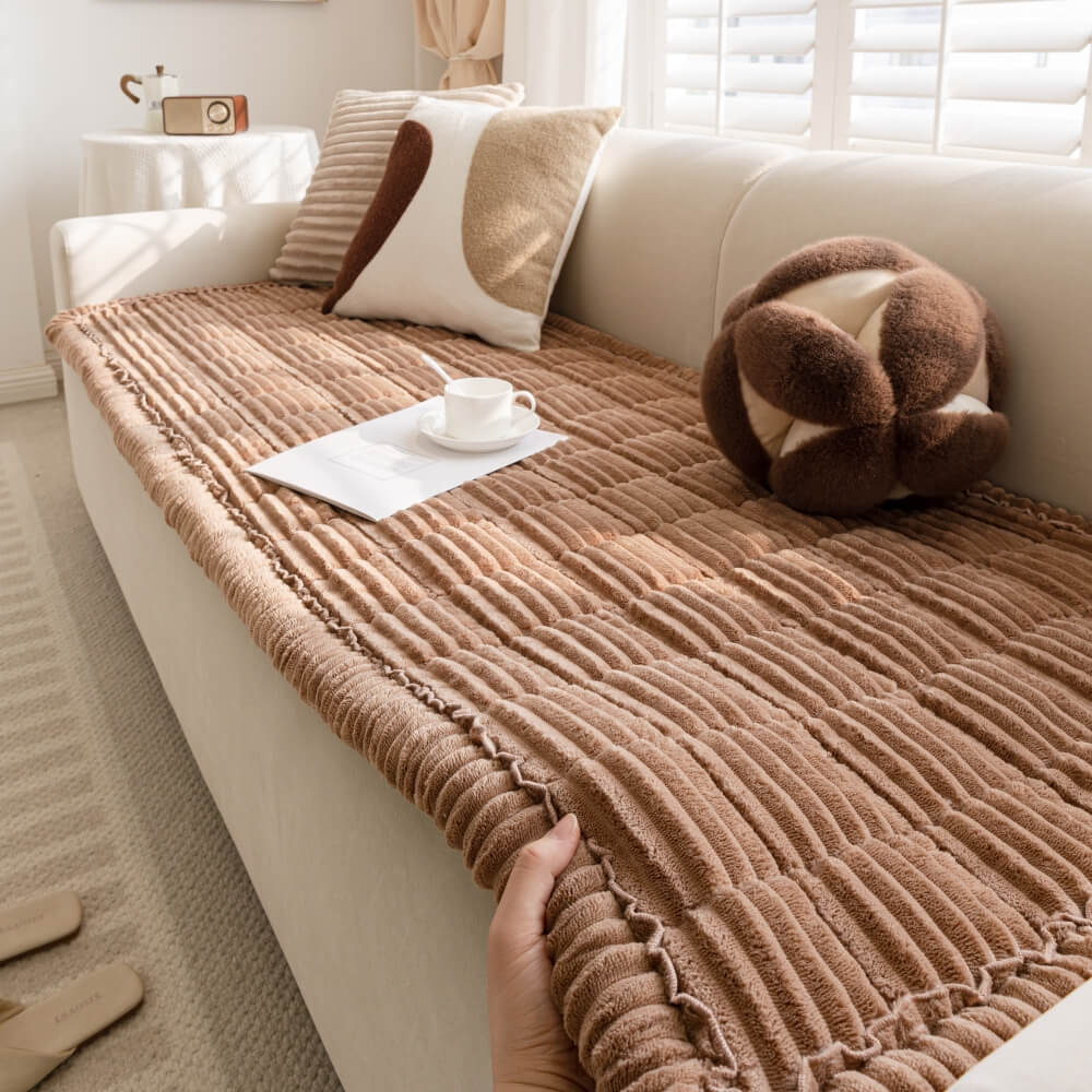 Lazy Soft Flannel Breathable Pet Mat Non-slip Couch Cover - Image 13