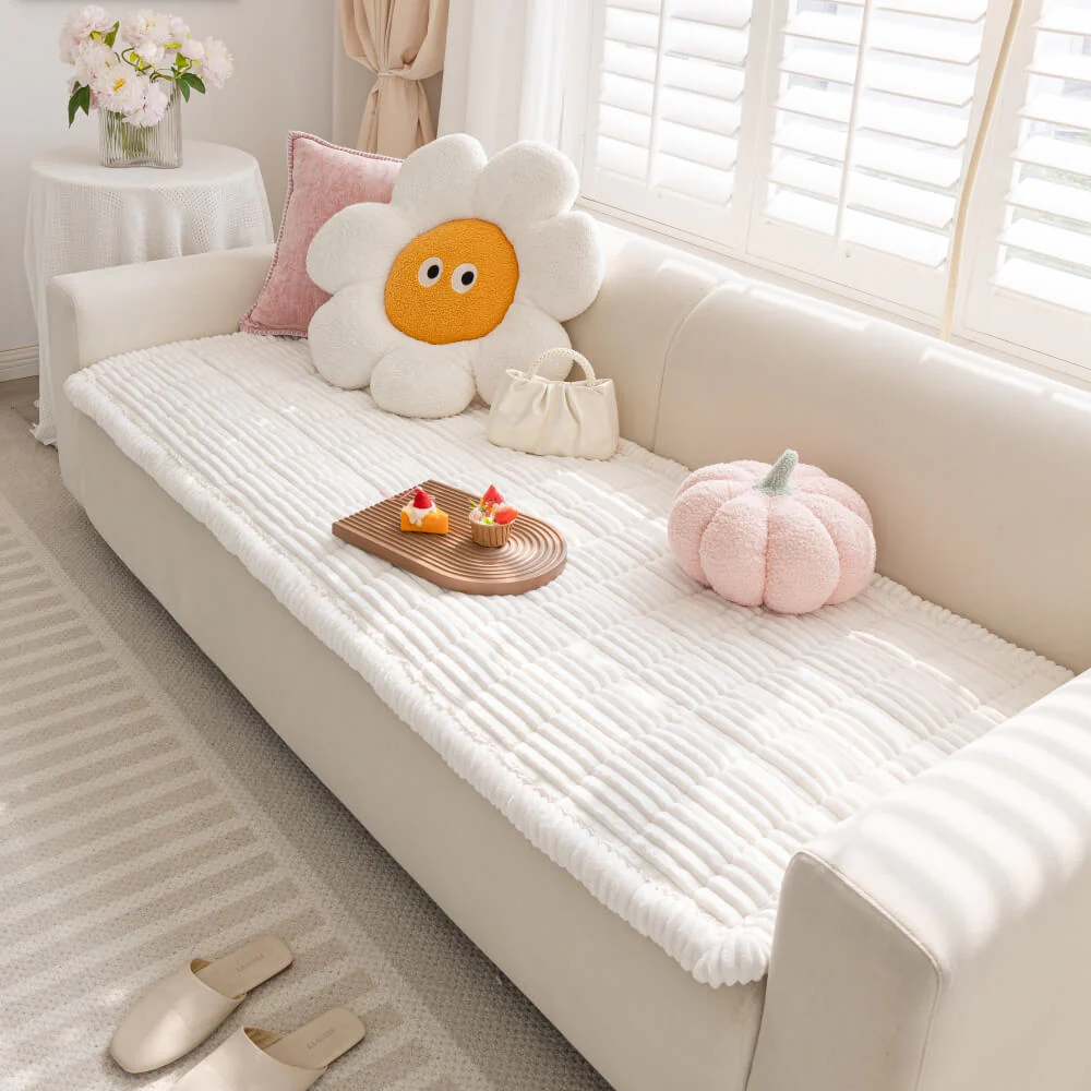 Lazy Soft Flannel Breathable Pet Mat Non-slip Couch Cover - Image 14
