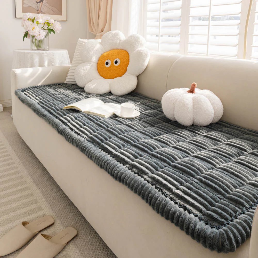 Lazy Soft Flannel Breathable Pet Mat Non-slip Couch Cover - Image 28