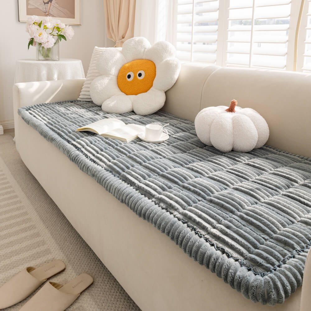 Lazy Soft Flannel Breathable Pet Mat Non-slip Couch Cover - Image 6