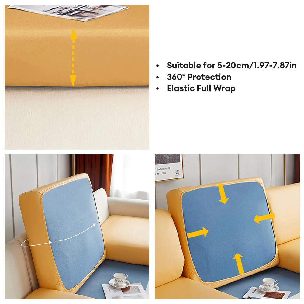 Leather Waterproof & Stain-Resistant Full-Cover Magic Couch Cover - Image 6