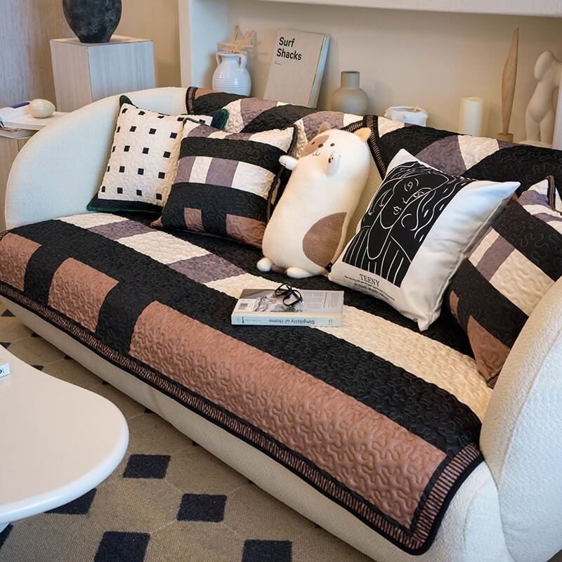 Light Luxury Cotton Couch Cover Anti-Scratch Furniture Protective Couch Cover - Image 5
