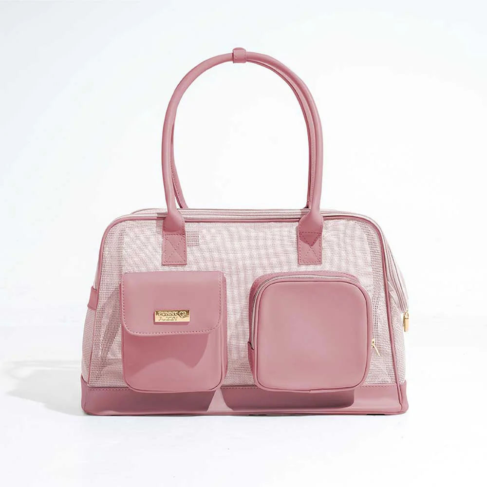 Lightweight Breathable Mesh Safe Pet Carrier - Urban Ease - Image 19