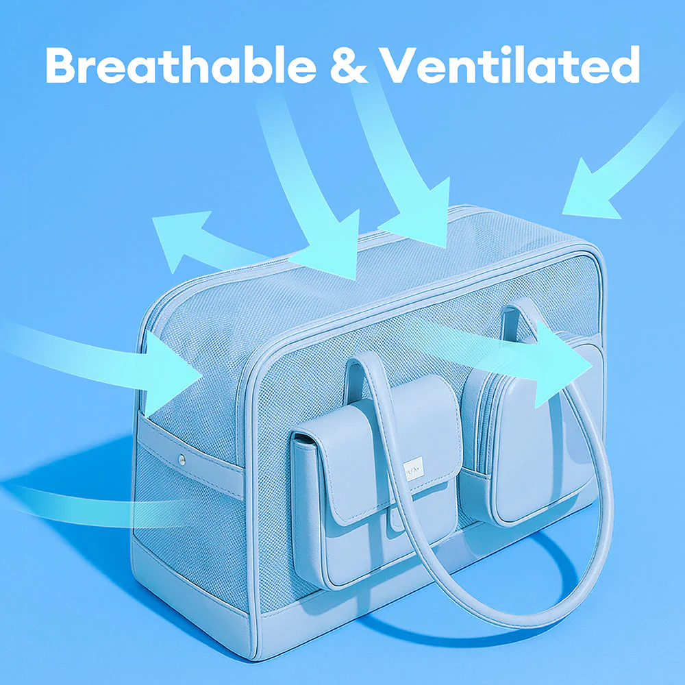 Lightweight Breathable Mesh Safe Pet Carrier - Urban Ease - Image 3