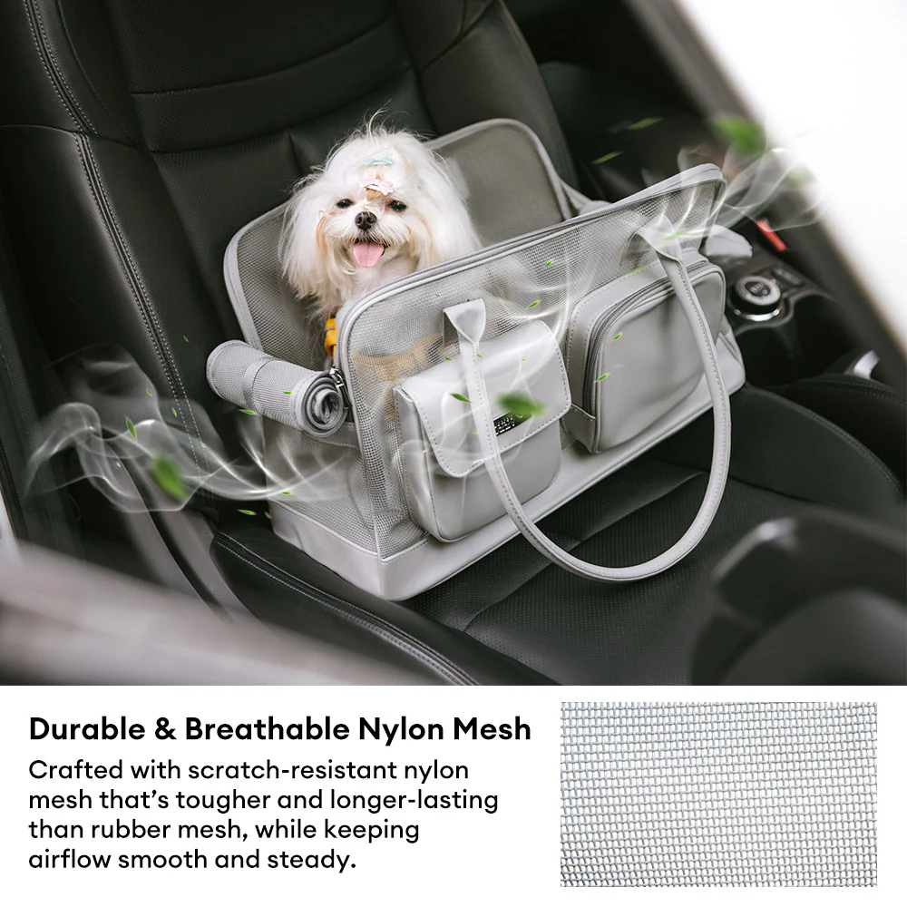 Lightweight Breathable Mesh Safe Pet Carrier - Urban Ease - Image 6