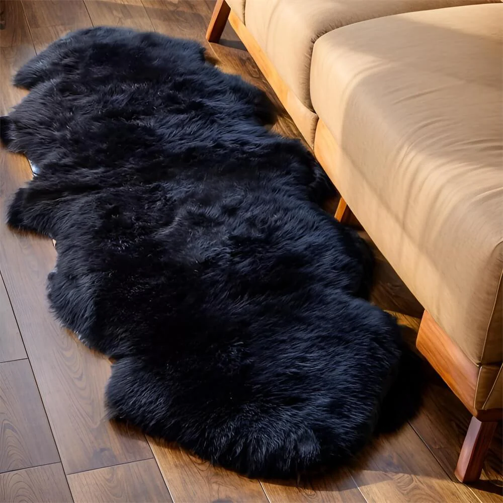 Long Plush Soft Irregular Cashmere Rug – Cosy Comfort for Your Home - Image 5