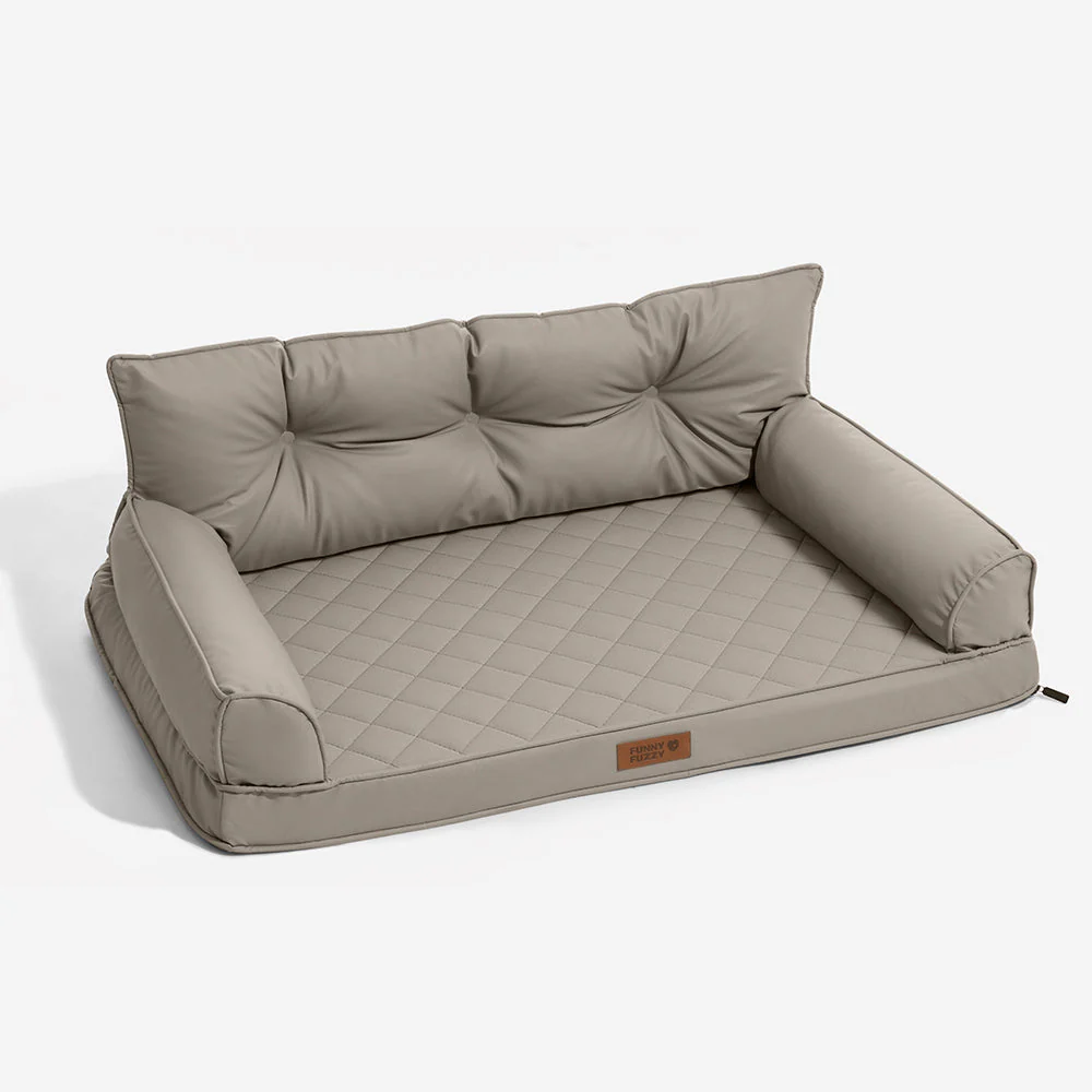 Luxe Faux Leather Foldable Orthopaedic Large Dog Bed - CoreLounge - Image 22