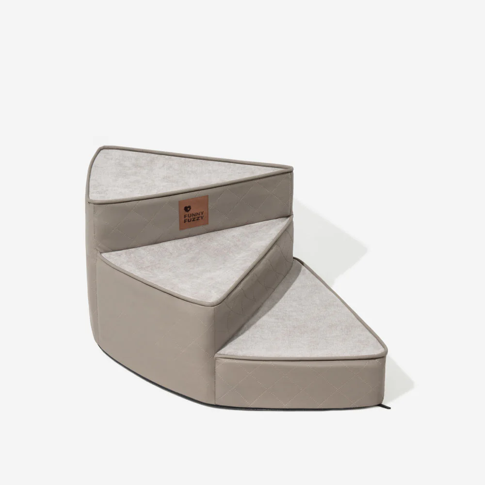 Luxe Water-repellent Faux Leather Removable Spiral Pet Stairs - StepEase - Image 30