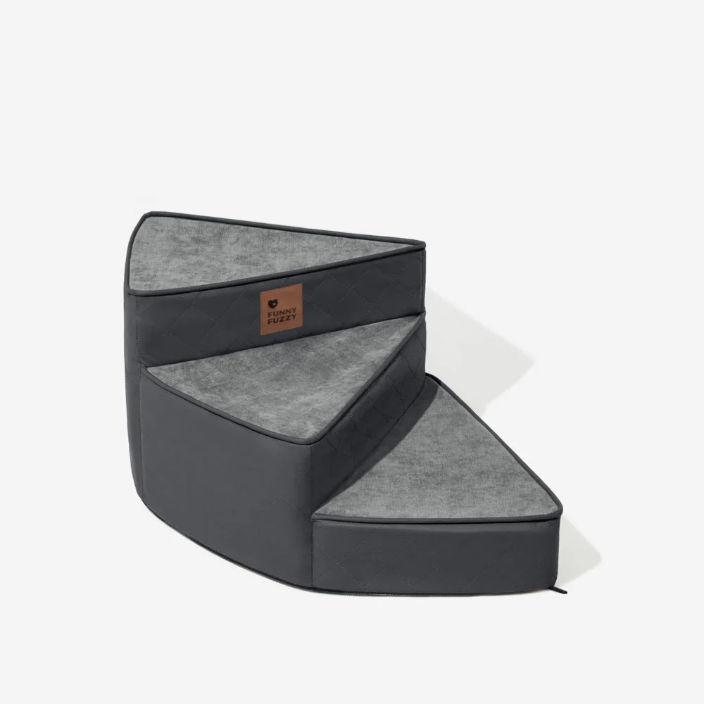 Luxe Water-repellent Faux Leather Removable Spiral Pet Stairs - StepEase - Image 33
